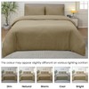 Imperial Rooms Single Duvet Cover Set Brushed Microfiber Plain Beige