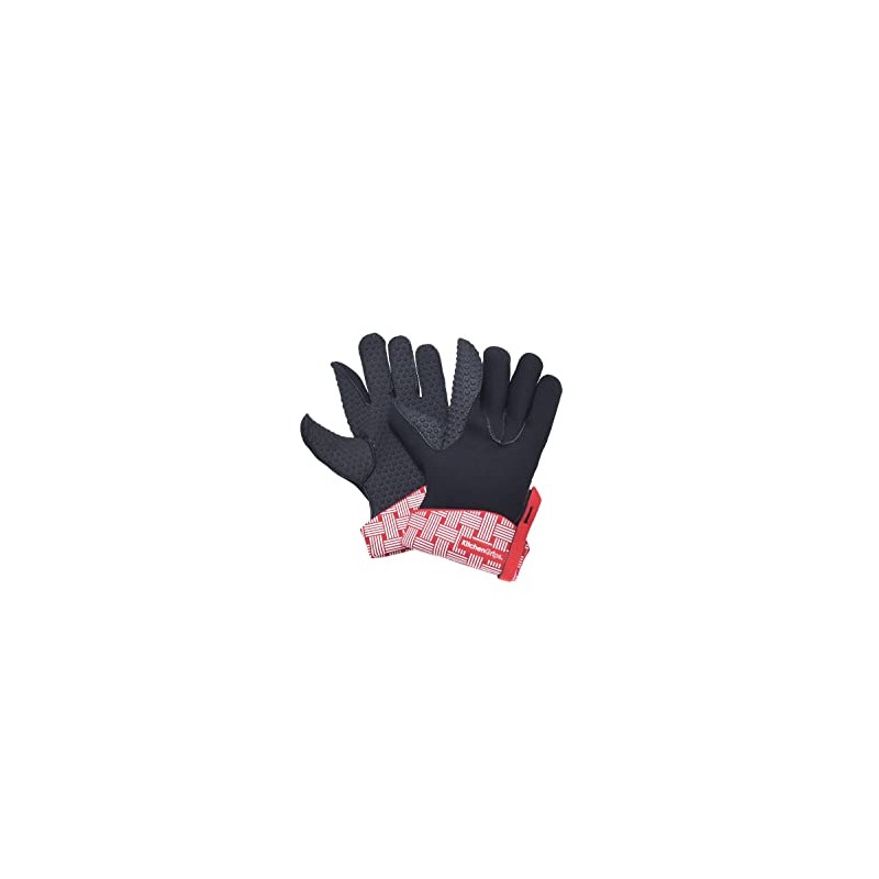 Sei Cuisipro 120427 Heat Resistant Oven Mitt, Red, Approx. 9.1