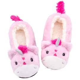 Panda Bros Womens Cozy&Warm Animal Slipper Scoks with Grippers-House Scoks