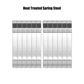 EMIHO 12 Pcs Tool Box Drawer Slide Retaining Keeper Clips Early 2 Inch Double Loop Style Fit for Napa Mac Matco Proto Toolbox Sears Craftsman