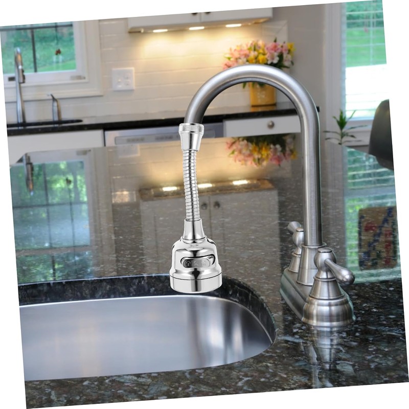 Extensor de Grifo de Cocina Giratorio 360° de ABS y