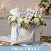 Sunnymove 4 Pcs Large Canvas Tote Bags Bulk with Top