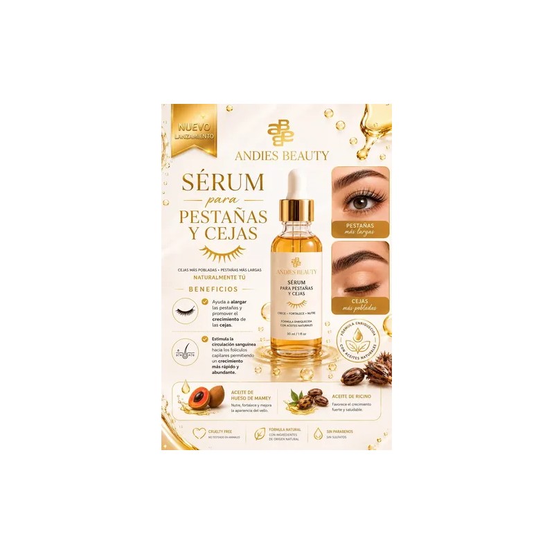 Sérum Para Pestañas Andiesbeauty Tratamiento Crecimiento