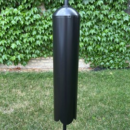 Erva SB2D Cylindrical Squirrel and Raccoon Baffle, Black, 28" x 6.25" - Made in USA