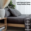 Full Size Fitted Sheet Only Dark Grey, 100% Egyptian Cotton