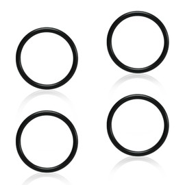 Generic A20212 A-20212 O Ring - Replacement A20212 A-20212 Orings for Fluval Top Cover Click-Fit FX4, FX5, FX6 Aquarium Fish Tank Canister Filter (4 Pack), Black