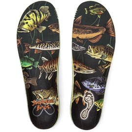 Remind Insoles Medic Impact | Jackson Bros Fish Guide | Shoe Inserts for Mid-High Arch Support | Skateboarding & Snowboarding | Walking, Hiking, Running | Lightweight Comfort | Mens Size 8-8.5