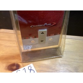 Channel Plus Cat 5e Ethernet Wall Plate Plug for Internet Phone Data Wire