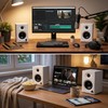 Desktop Speakers for PC, Bookshelf Speakers with Clear Highs &