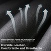 Car Leather Steering Wheel Cover - Panapi Material, Universal 14.5-15