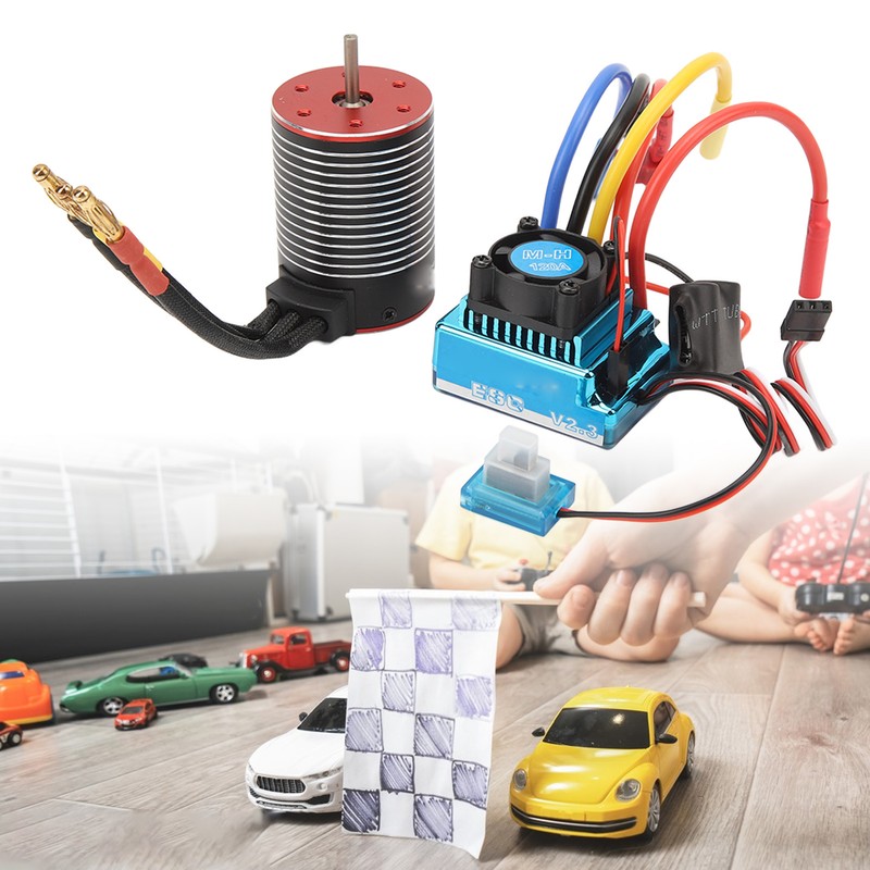 RC Brushless Motor ESC Set Professional Waterproof High Torsion 3650