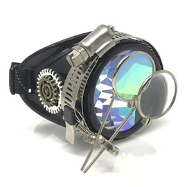 FUN Steampunk Eyewear Monocle Goggles/Rave Glasses Victorian Pirate eyepatch BBB