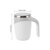 Qcwwy Self-Stirring Coffee Cup, USB Charging, Washable, Self-Stirring Cup for