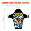 Chooee MTB Mudguard, Mountain Bike Mudguard Rear/Front, Bicycle Mudguard Fit