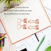 30 Pcs Binder Clips Powerful Clamping Force Deer Bone Shapes