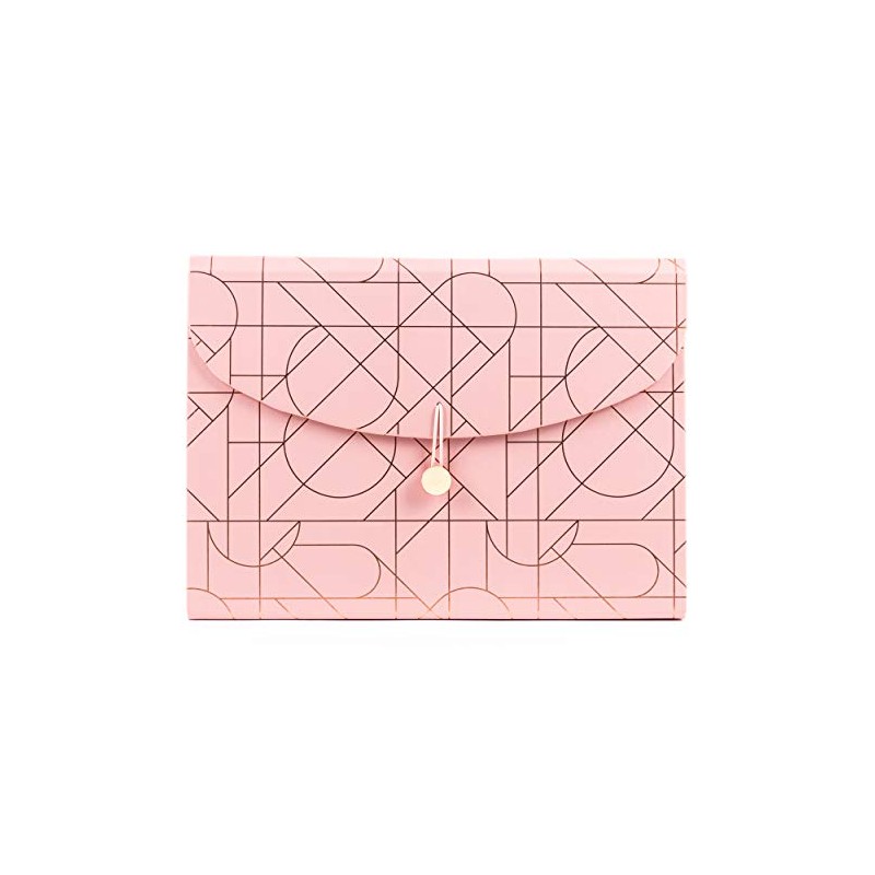 U Brands Modern Pretty Fashion Expandable File Folder, Letter Size,