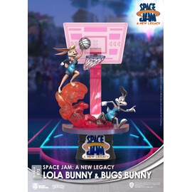 Beast Kingdom Space Jam: A New Legacy: Lola Bunny and Bugs Bunny DS-072 D-Stage Statue,Multicolor,6 inches