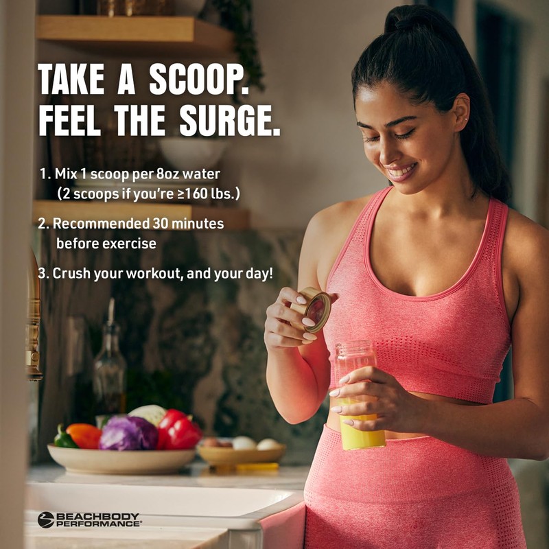BODi Energize Pre Workout Powder - Beta-Alanine, Quercetin & Low-Dose