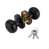 Entry Door Knob with Lock, One Key-Way Entrance Door Knob