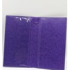 Baculyri Checkbook Cover for Personal Checkbook Holder with Clear Plastic