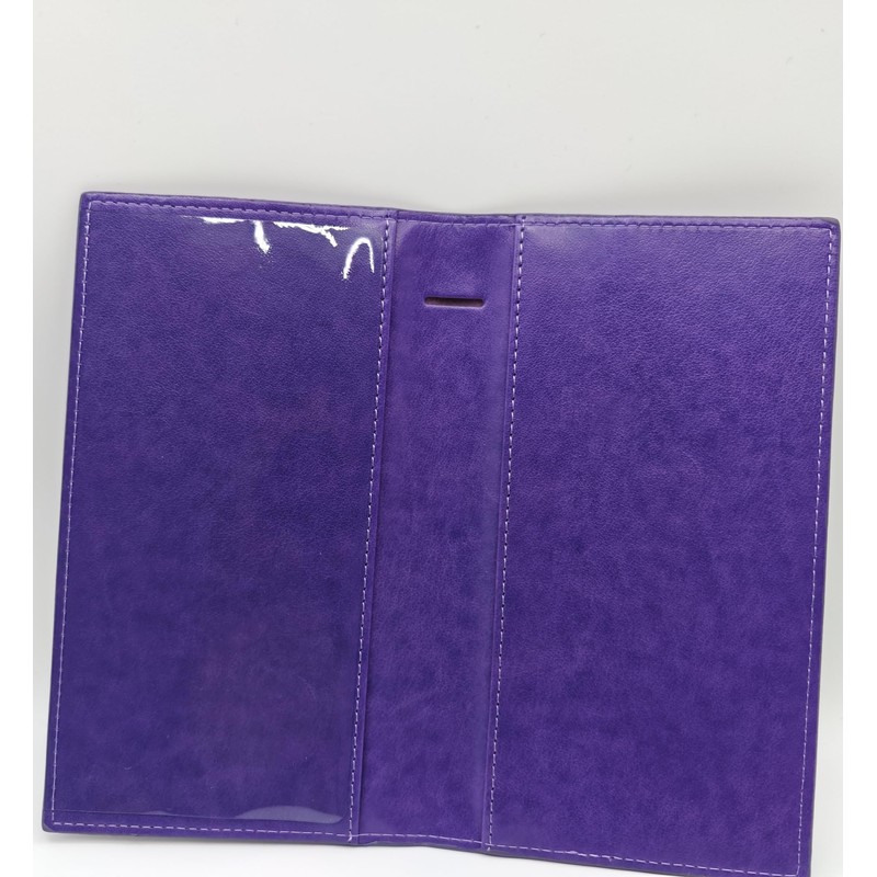 Baculyri Checkbook Cover for Personal Checkbook Holder with Clear Plastic