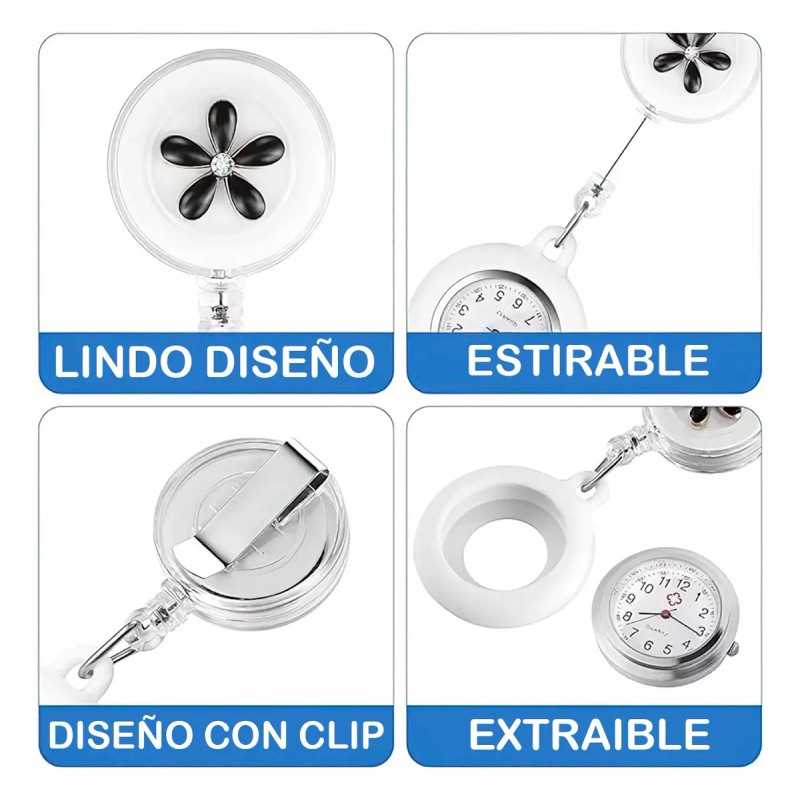 Generic 2pcs Bolsillo Enfermera Enfermería Doctor Vintage Moda