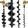 Sproot Garden Auger Drill Bit for Planting 2 Pack 1.6x16