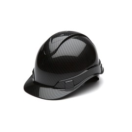 Pyramex Safety HP44117S Ridgeline Cap Style Hard Hat, One Size, Gray (Shiny Black Graphite Pattern)