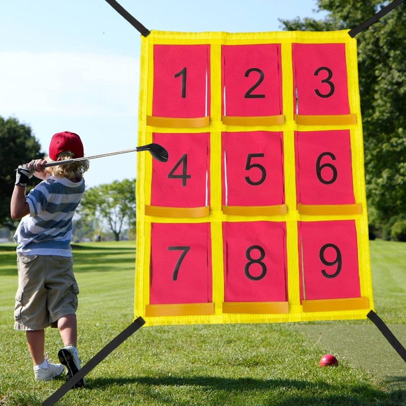 Baseball Pitching Strike Zone Net | Numbered Softball Pitching Target