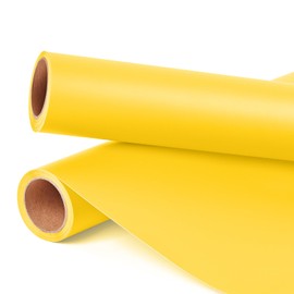 Prime Vinyl Vinyl Film Plotter Yellow - 30.5 cm x 335.5 cm Matt Yellow Permanent Plotter Film Vinyl Rolls for Cups, Windows, Home Decor