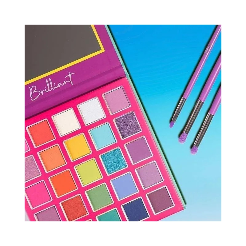 Paleta 25 Sombras | Brilliant | Trend Beauty Original Brillante