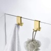 Double Hooks for Glass Shower Door, Towel Hooks Over The