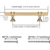 Haliwu 20 Pack Gold Cabinet Handles, Brushed Brass Cabinet Pulls