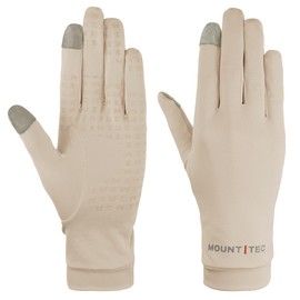 MOUNT TEC Unisex UV Protective Touchscreen UPF 50+ Sunblock Breathable Gloves for Sailing Golfing Boating Driving Cycling Fishing (Apricot,M)