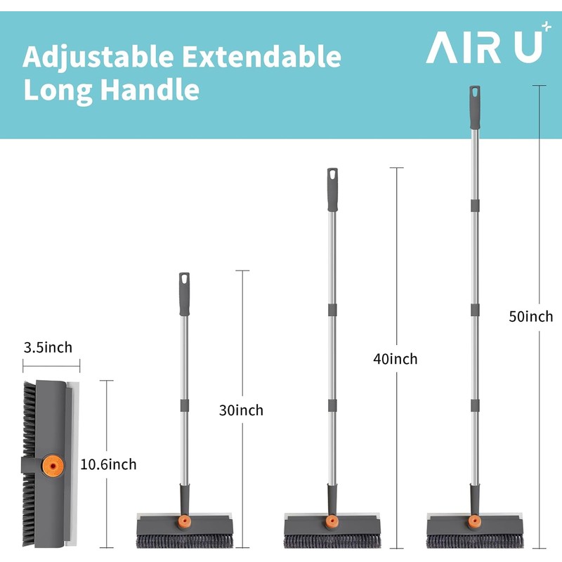 Air U+ Cepillo para Piso 3 en 1 con Jalador