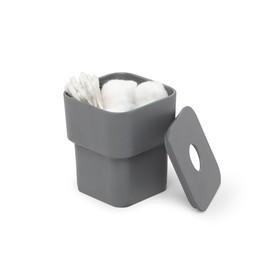 umbra (アンブラ) 歯ブラシスタンド 13x10x10cm シラー キャニスター チャコール 21009269149