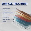 BWE Stainless Steel Plate Faucet Cover Deck Plate 10 Inch