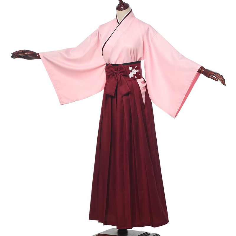 COSDREAMER Unisex Mens Women's Kimono Robe Geisha Japanese Yukata Ruffle