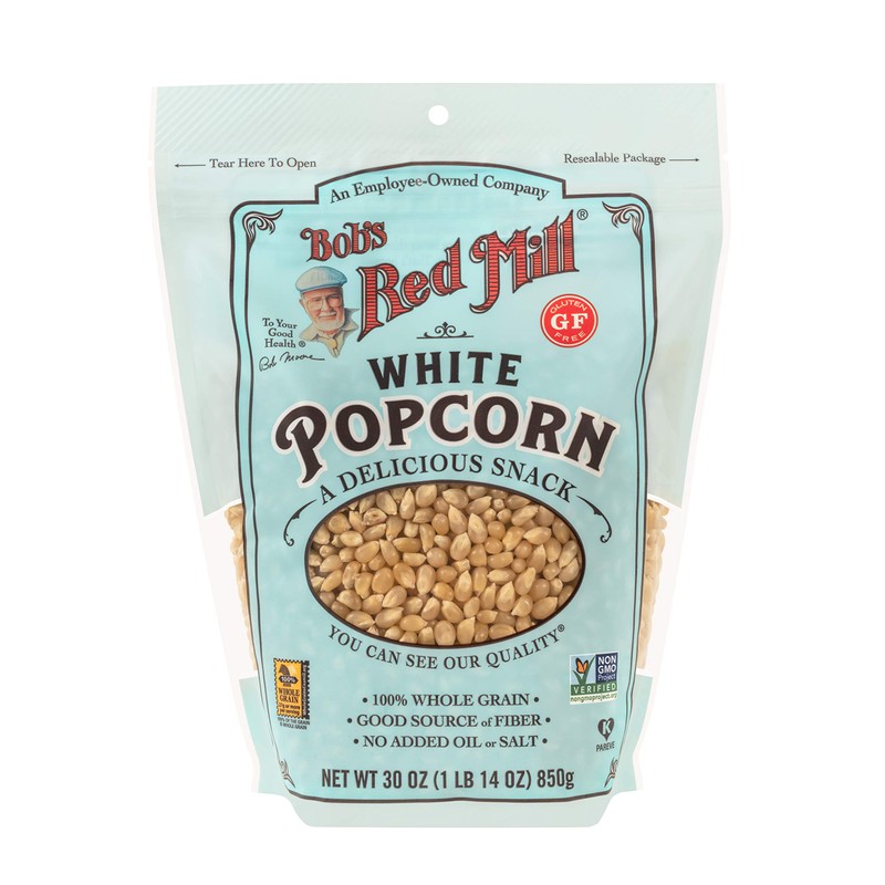 Bob's Red Mill White Popcorn, 30oz (Pack of 4) -