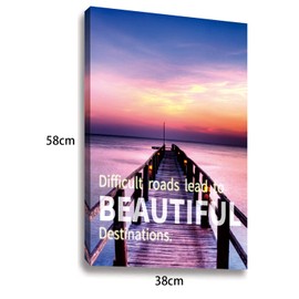 Inspirational Quotes Motto Wall Art，Motivational Office Wall Art Decoration Painting, Suitable for Library, School, Gym,Office， Living Room,Home Deco,Tabletop/Hanging,| 6-pack(38 x 58 cm) Framed 2