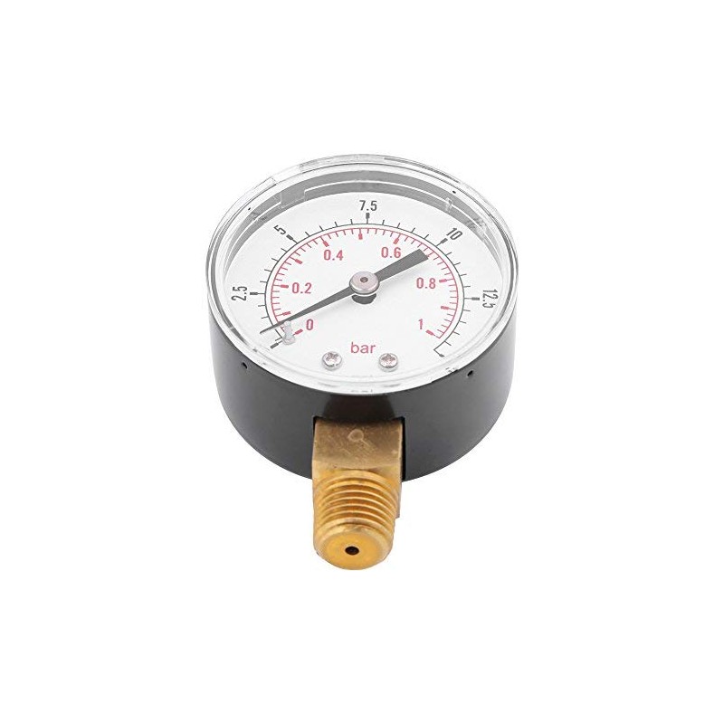 Medidor de presión baja para combustible, aire, aceite o agua