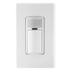 Leviton DVS02-1LW Decora Vacancy Motion Sensor In-Wall Switch, Manual-On, 2A, Single Pole, White