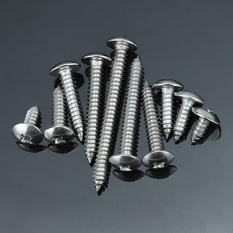 #14 x 3/4" Truss Head Wood Screws (25 pcs), 18-8