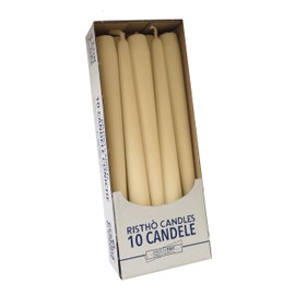 Cereria Di Giorgio - 10 Candele Coniche - Ø 2,2 cm h. 25 cm - Avorio