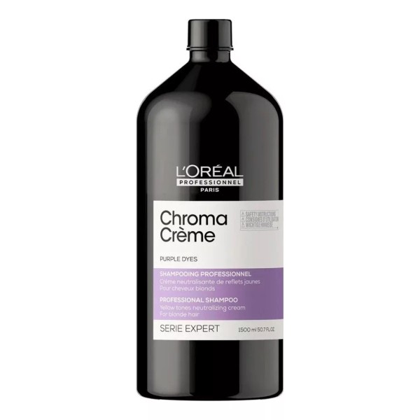 L'Oréal Professionnel Shampoo Matizador Morado Loreal Chroma Creme 1500 Ml