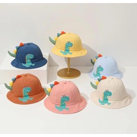 J.B.things Dinosaur Baby Hat, Boys and Girls, Baby Hat, Baby Hat, Sun Shade, Sword Dragon, Bone Plate, Dinosaur, blue