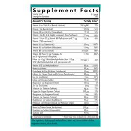 Nutricology Multi-Vi-Min Supplement - Multivitamin for Men & Women, with Iron, Daily Vitamins, for Adults, High Potency, Bioavailable, Vegetarian Capsules - 150 Count