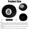 zhidiloveyou 8 Ball Pillow Black Stuffed Billiards Plush Small Decorative