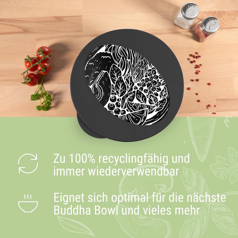 elastoREuse REuse Salad Box Take Away Packaging Food Container to