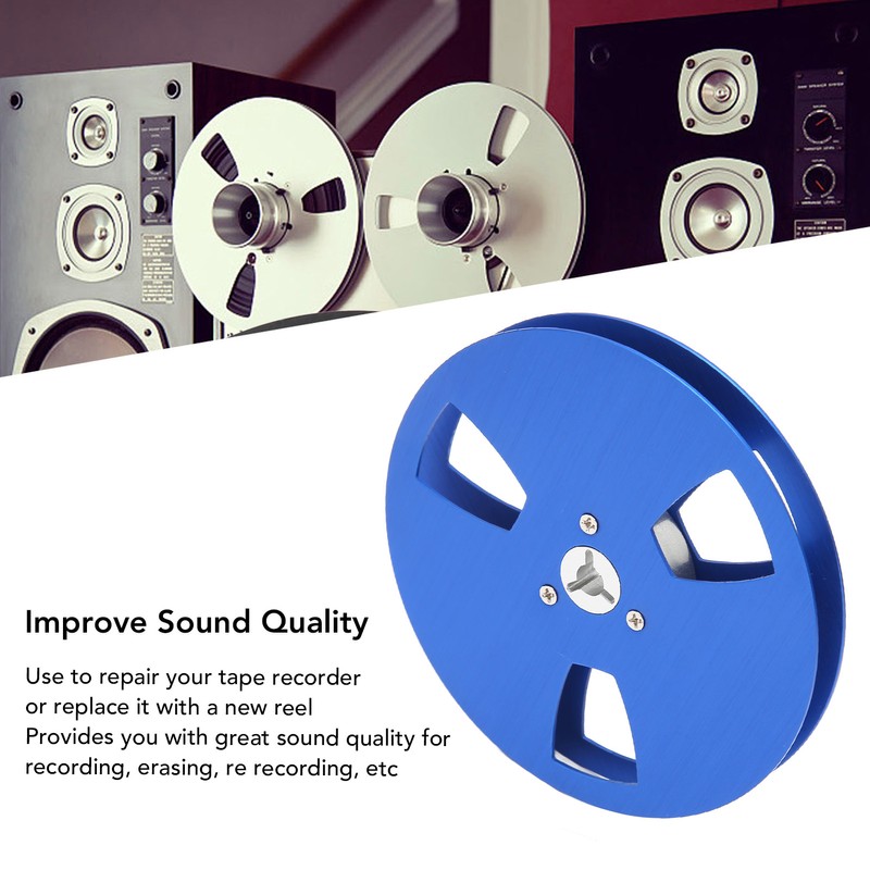 1/4 5 Inch Empty Tape Reel 3 Hole Aluminum Alloy